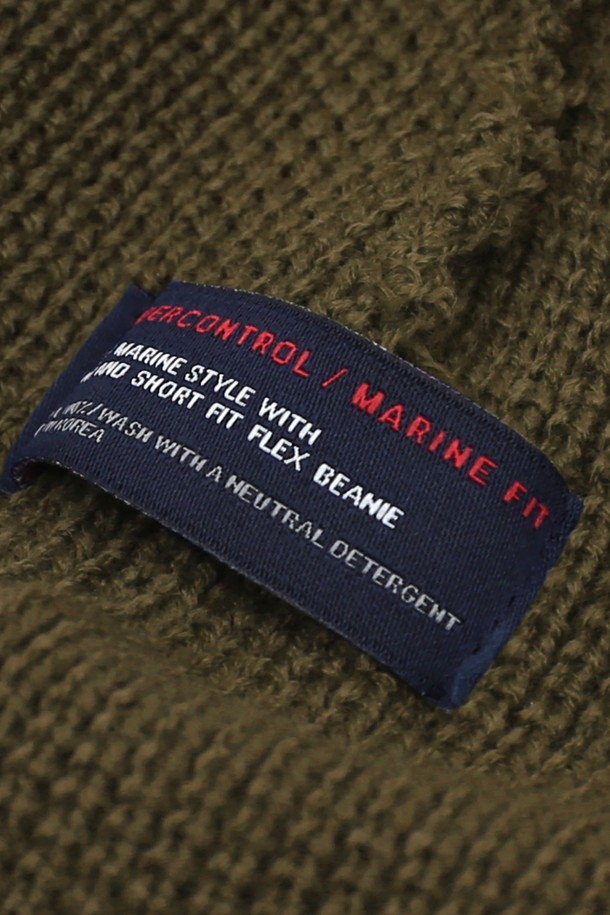 UNDERCONTROL - 모자 - BEANIE / MARINE FIT / DOUBLE TAB / D KHAKI