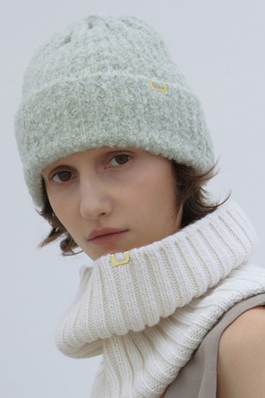 FOG BEANIE / MELANGE WOOL / MINT MIX