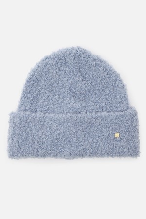 부클 겨울 비니 FLUFFY BEANIE / MOHAIR BOUCLE / SKY