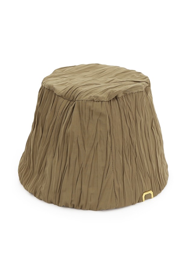 UNDERCONTROL STUDIO - 모자 - STAND BUCKET / PLEATS WAVE / DESERT OLIVE