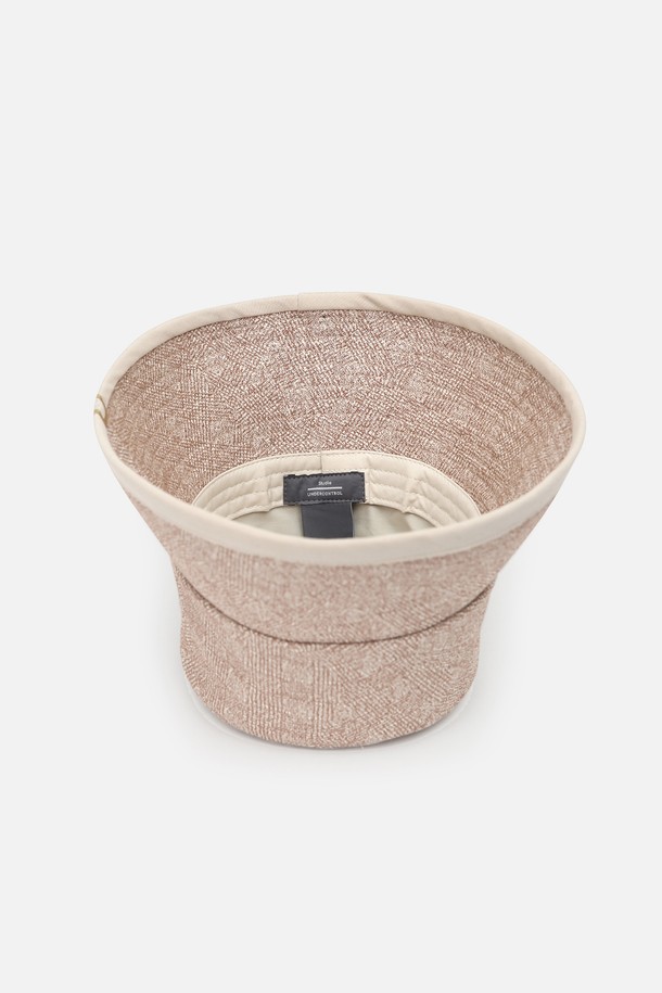 UNDERCONTROL STUDIO - 모자 - DROP BUCKET / COTTON HB / LINE BEIGE