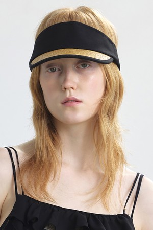 SUN VISOR / RATTAN / BLACK