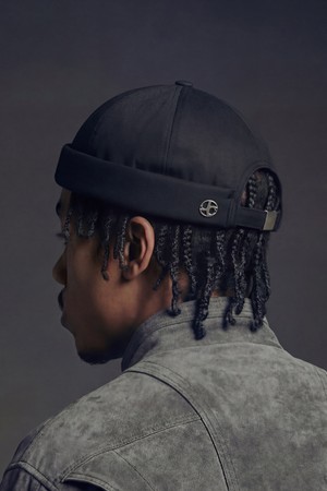 빅사이즈 오버핏 코튼 브림리스캡 UC / OVER FIT BRIMLESS / BK