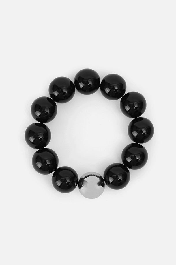 UNDERCONTROL STUDIO - 헤어 ACC - BRACELET SCRUNCHIE / BLACK BALL