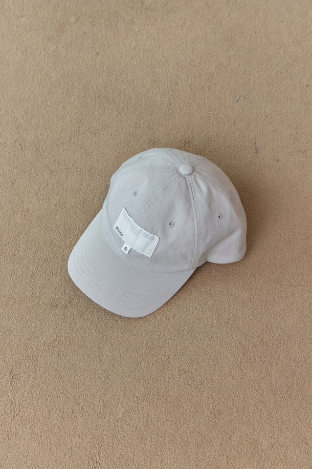 UNDERCONTROL STUDIO - 모자 - BALL CAP / S LABEL / WASHED GREY