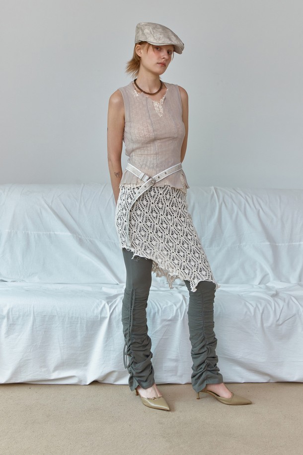 UNDERCONTROL STUDIO - 벨트 - LACE BELT / EYELET / SMOG IV