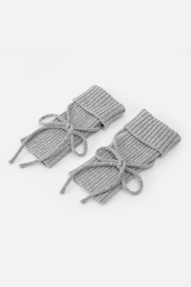 UNDERCONTROL STUDIO - 장갑 - RIBBON WARMER / LAMBS WOOL / GR