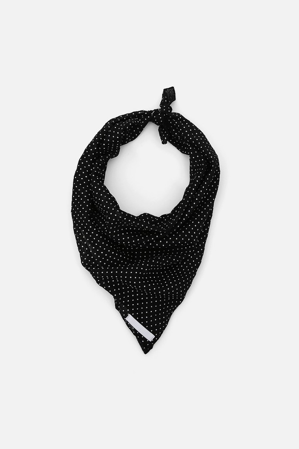 UNDERCONTROL STUDIO - 스카프/머플러 - BANDANA SCARF / DOT / BLACK