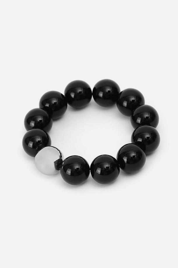 UNDERCONTROL STUDIO - 헤어 ACC - BRACELET SCRUNCHIE / BLACK BALL