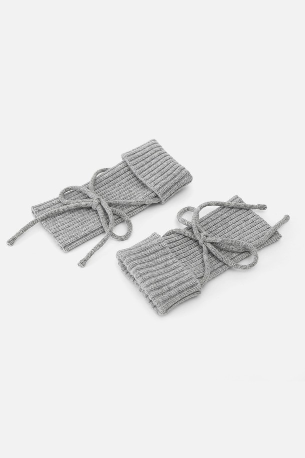 UNDERCONTROL STUDIO - 장갑 - RIBBON WARMER / LAMBS WOOL / GR