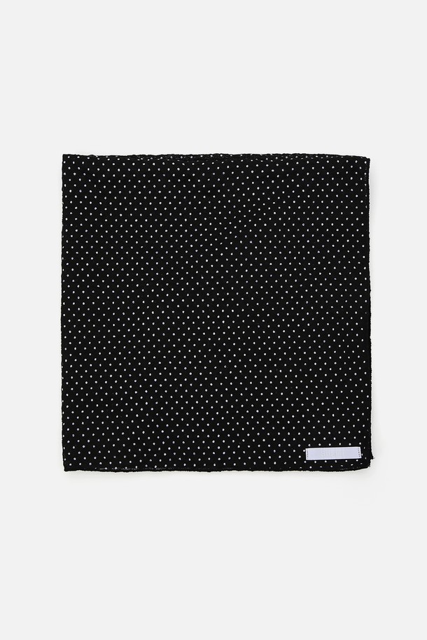 UNDERCONTROL STUDIO - 스카프/머플러 - BANDANA SCARF / DOT / BLACK