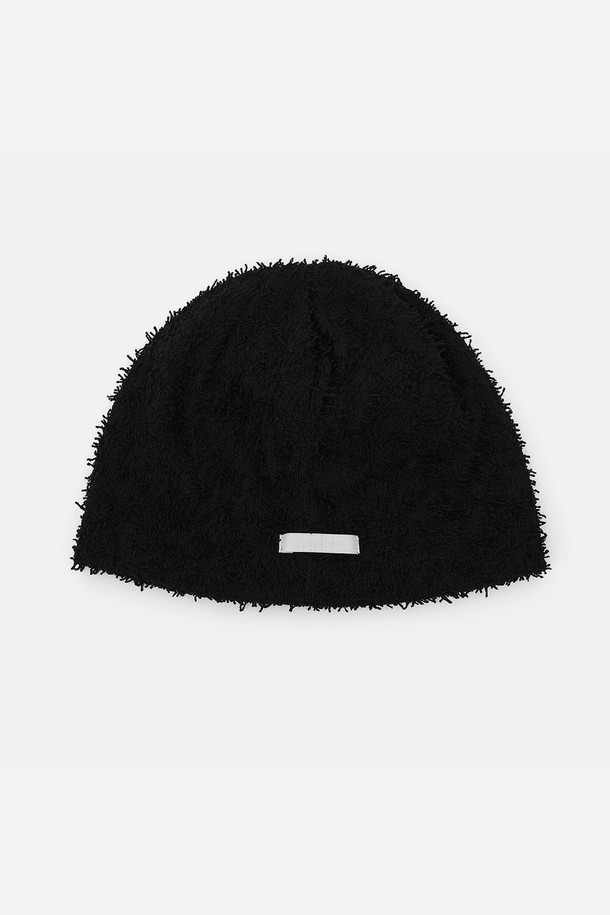 UNDERCONTROL STUDIO - 모자 - FUZZY BEANIE / COOL BOUCLE / BLACK