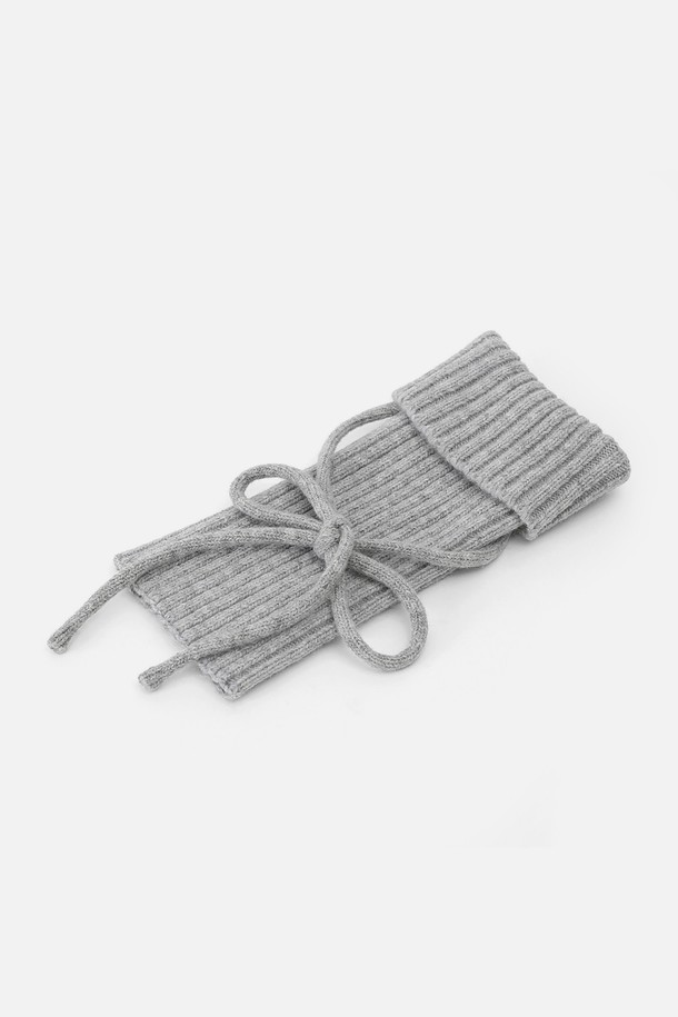 UNDERCONTROL STUDIO - 장갑 - RIBBON WARMER / LAMBS WOOL / GR