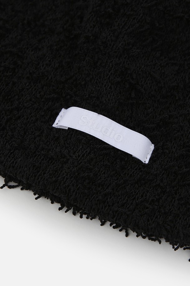 UNDERCONTROL STUDIO - 모자 - FUZZY BEANIE / COOL BOUCLE / BLACK