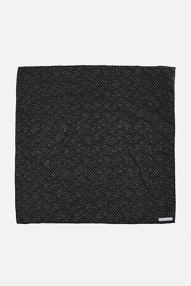 UNDERCONTROL STUDIO - 스카프/머플러 - BANDANA SCARF / DOT / BLACK