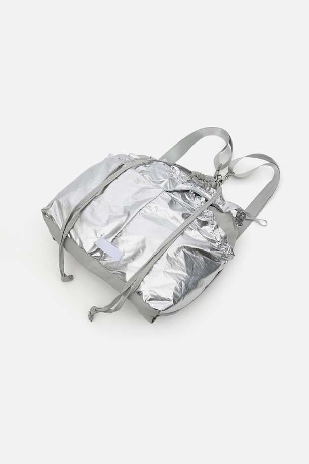UNDERCONTROL STUDIO - 숄더백 - 2WAY LAYERED CABBAGE BAG / SILVER METAL LAYER