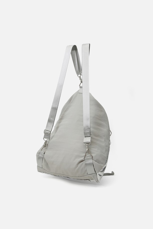 UNDERCONTROL STUDIO - 숄더백 - 2WAY LAYERED CABBAGE BAG / SILVER METAL LAYER