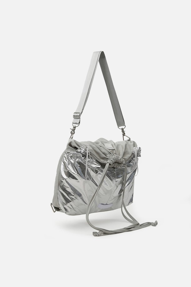 UNDERCONTROL STUDIO - 숄더백 - 2WAY LAYERED CABBAGE BAG / SILVER METAL LAYER