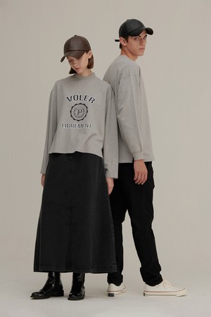 SIGNATURE LOGO LIGHT CROP MTM GREY