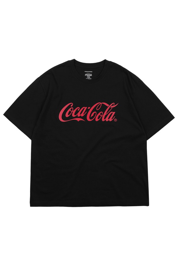 Coca-Cola - 반팔티셔츠 - Coca-Cola graphic Half T-shirts 블랙