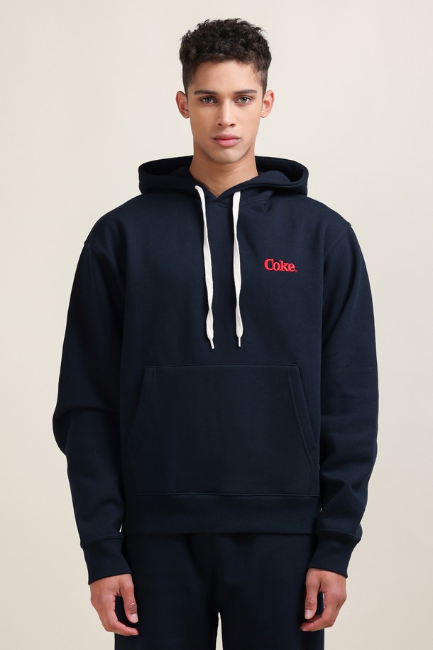 Coca-Cola - 후디 - Signature Coke Hoodie 다크네이비