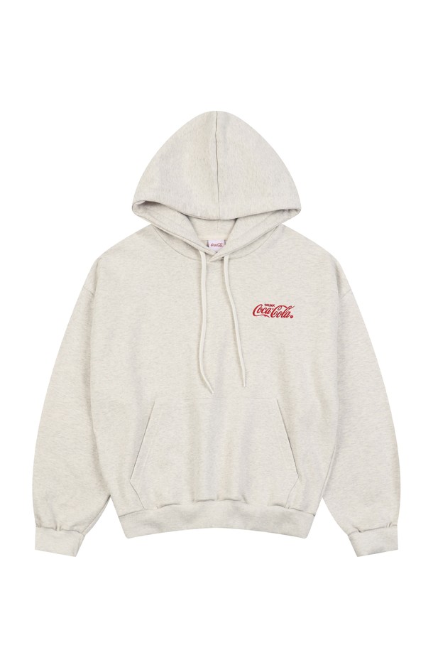 Coca-Cola - 후디 - 코카-콜라 : Coca-Cola logo hoodie 오트밀