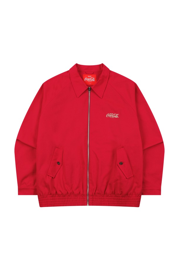 Coca-Cola - 아노락/바람막이 - 코카-콜라 : Retro Coach Jacket 레드