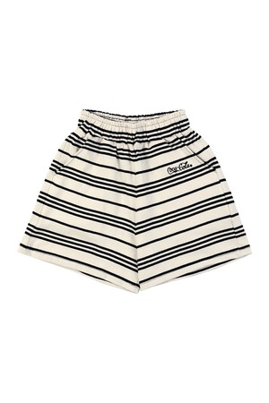 Coca-Cola stripe raglan shorts 화이트