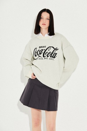 코카-콜라 : Coca-Cola Basic Knit Sweater 아이보리