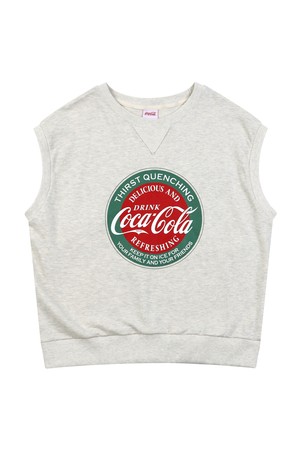 코카-콜라 : Coca-Cola circle vest 오트밀