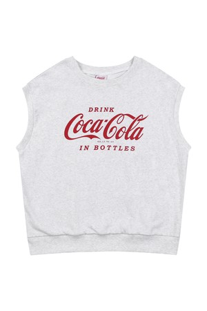 코카-콜라 : Coca-Cola logo vest 백멜란지