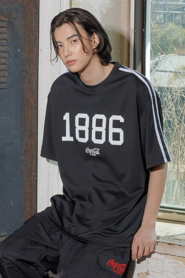 Coca-Cola - 반팔티셔츠 - 코카-콜라 : 1886 T-shirt 블랙