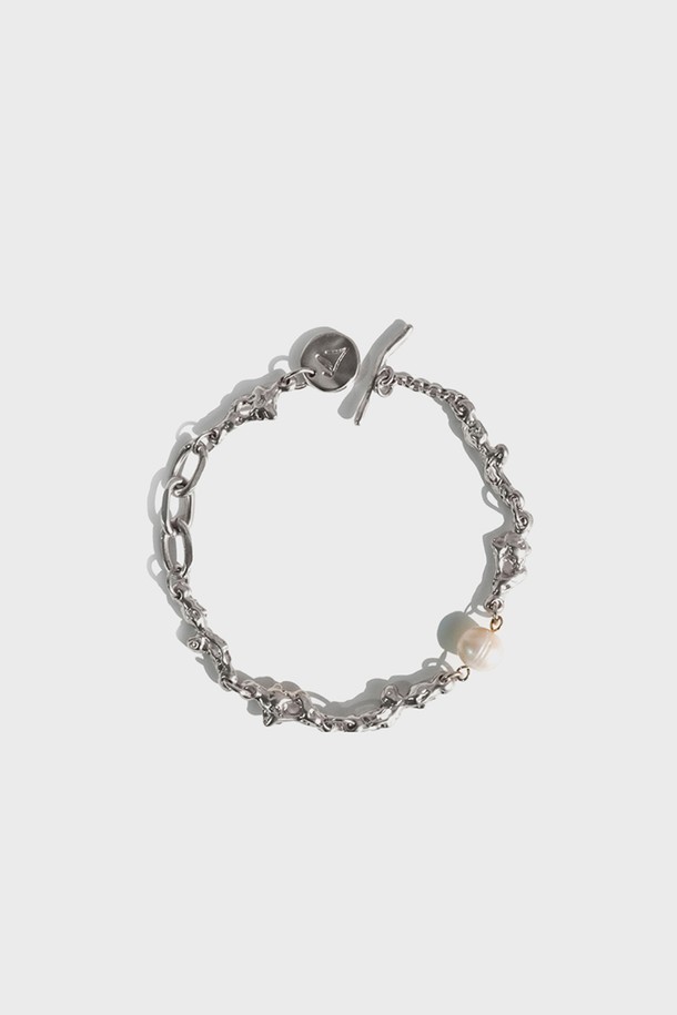 VERRYTASTE - 팔찌/발찌 - Crease with Pearls Bracelet