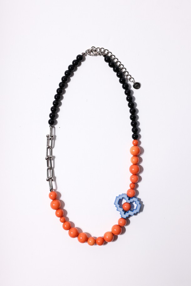 VERRYTASTE - 목걸이 - LOVE Necklace - Orange Blue