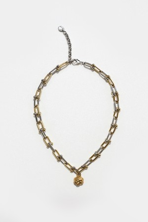 Crease Ball Hoof Chain Necklace