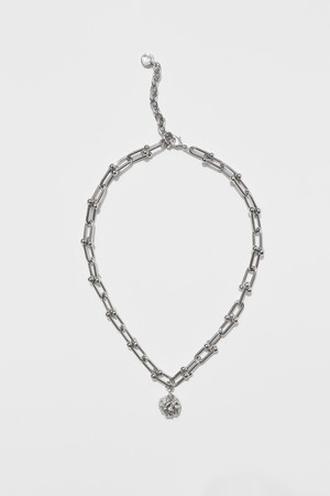 Crease Ball Hoof Chain Necklace