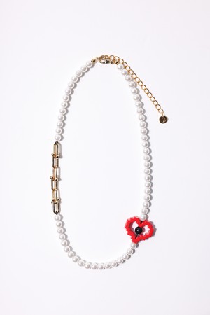 LOVE Necklace - Pearl White