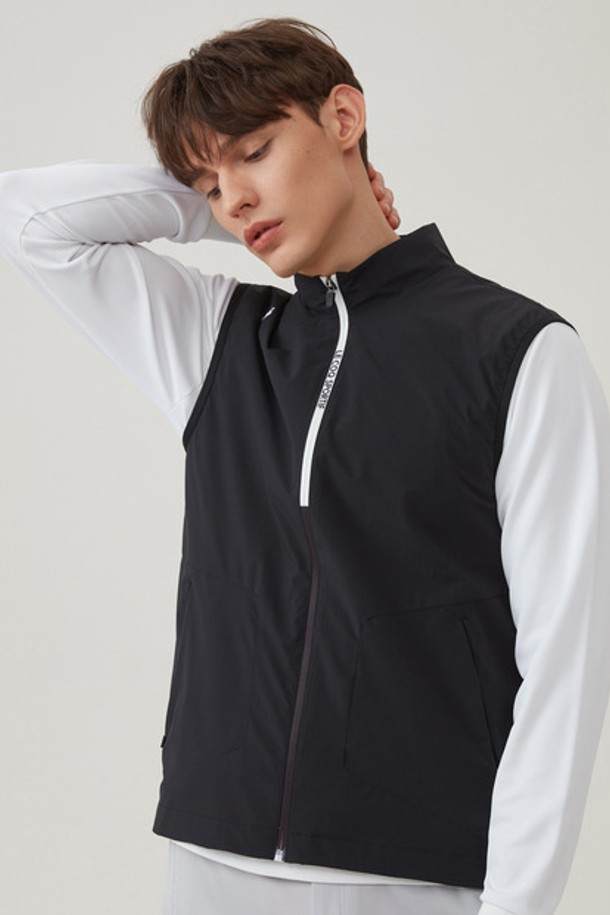 le coq sportif golf - 베스트 - 남성 2LAYER 안감 우븐 베스트 (GO121MWV11)