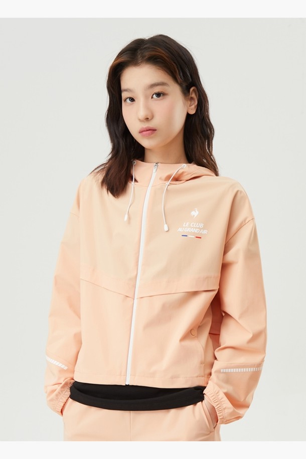 le coq sportif - 자켓 - AGA 여성 트리코트 숏자켓 오렌지(QP122GFT21)