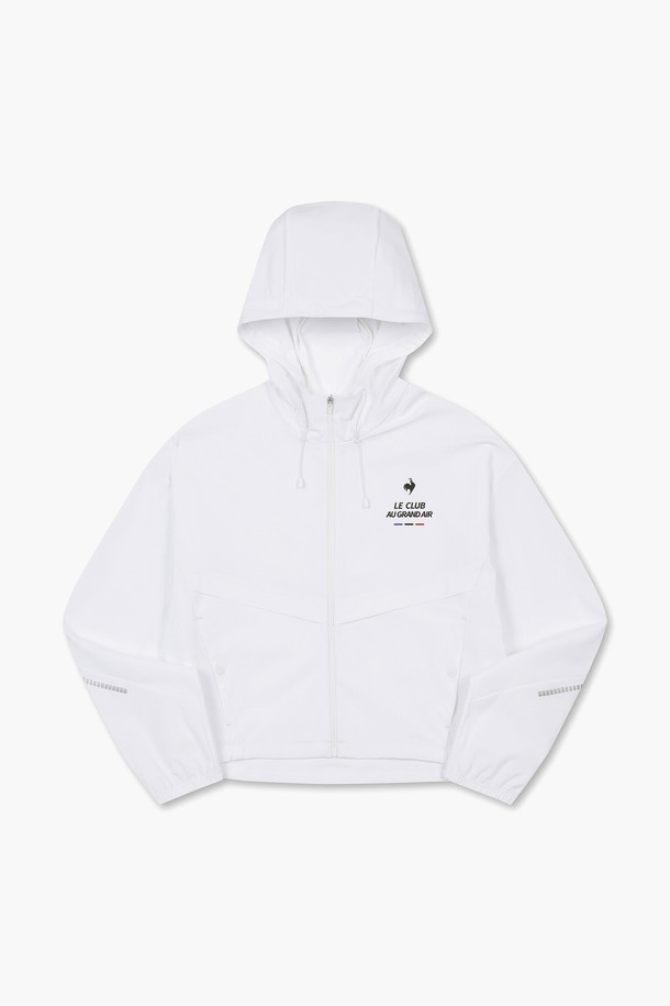 le coq sportif - 자켓 - AGA 여성 트리코트 숏자켓 화이트(QP122GFT21)