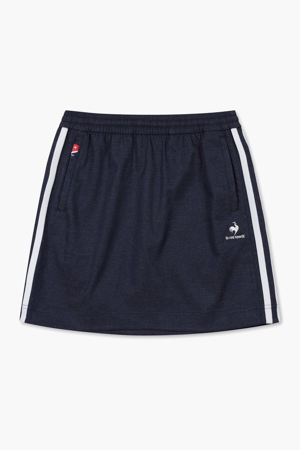 le coq sportif - 스커트 - 선데이 숏 스커트 데님(QP122TSK33)