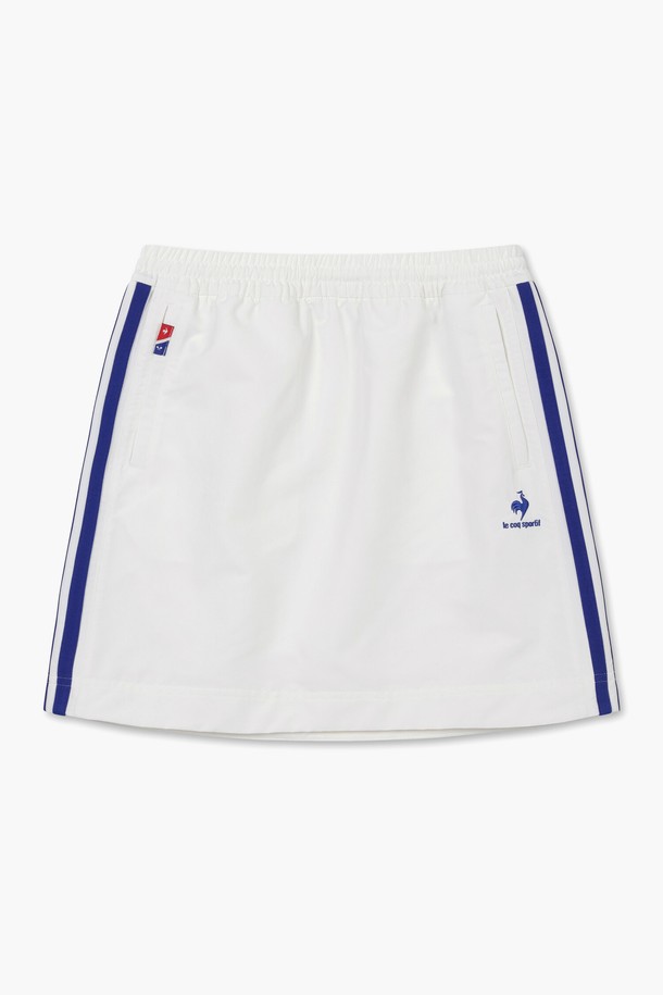 le coq sportif - 스커트 - 선데이 숏 스커트 아이보리(QP122TSK33)