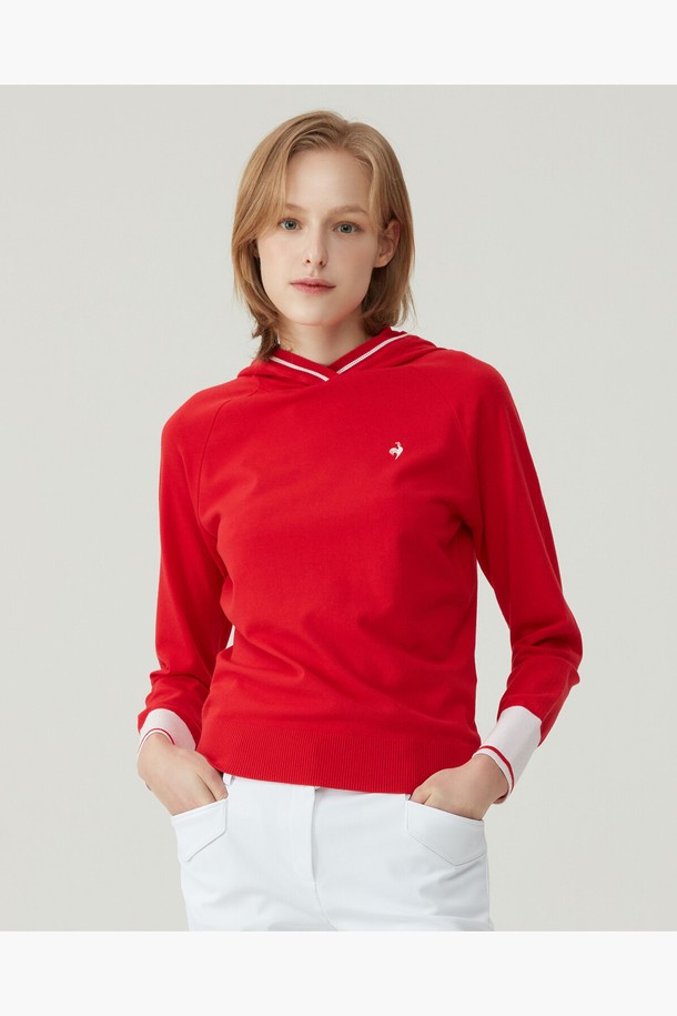 le coq sportif golf - 긴팔티셔츠 - 여성 후드 레글런 스웨터 (GP122LKP22)