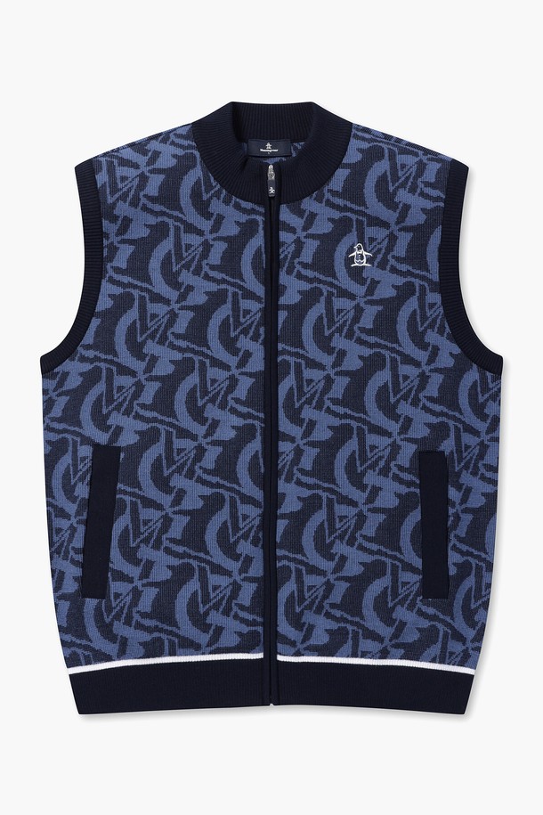 남성 모노그램 집업 니트 베스트(MP121MKV12)는 골프 및 일상용으로 활용 가능한 남성 니트 베스트입니다. 부드러운 레이온과 폴리에스터 혼방 소재로 제작되어 편안한 착용감을 제공하며, 봄, 여름 시즌에 적합합니다. 레귤러 핏 라운드넥 디자인에 립 디테일 마감으로 깔끔함을 더했습니다. 톤온톤 컬러 디자인과 모노그램, 로고 패턴이 스포티하면서도 베이직한 스타일을 연출합니다. 시즌 전환기에 가볍게 걸치기 좋은 아이템입니다.
