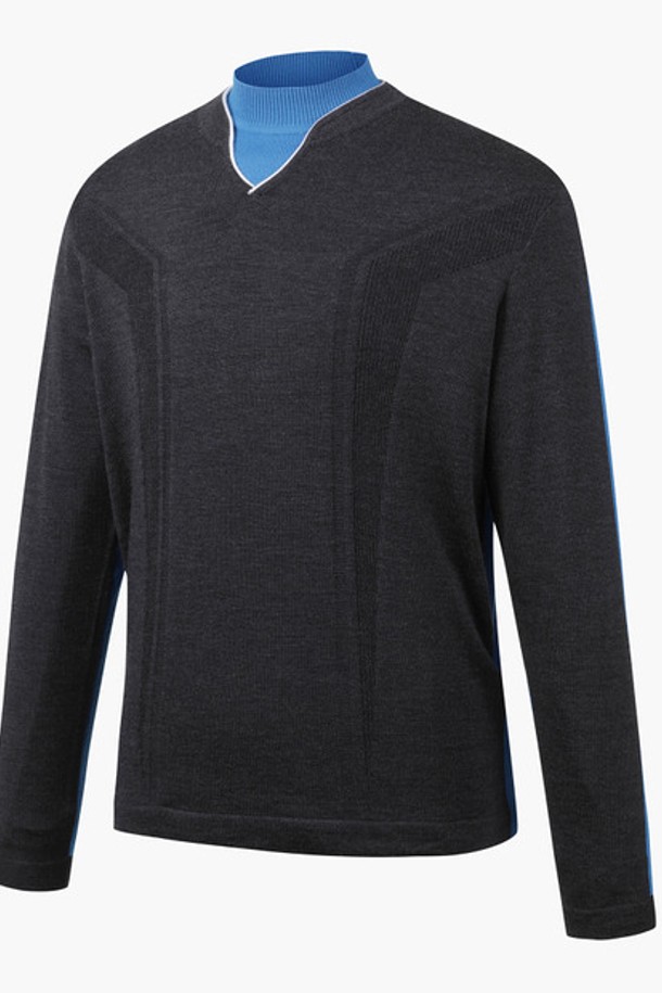 남성 방풍 2IN1 풀오버 스웨터 (DO42MFKPO1)는 가을, 겨울 시즌 골프룩과 겨울 데일리룩에 모두 활용 가능한 남성용 풀오버 스웨터입니다. 부드러운 촉감의 울과 나일론 혼방 소재로 제작되었으며, 레귤러핏에 하프넥 디자인으로 스타일을 더했습니다. 방풍, 보온, 경량 기능으로 활동성을 높였으며, 2 IN 1 디자인과 앞/등판 배색이 스포티한 무드를 연출합니다. 차콜 그레이와 라이트 그레이 두 가지 색상으로 출시되어, 클래식, 미니멀, 스포티한 스타일을 즐기는 남성에게 적합합니다.
