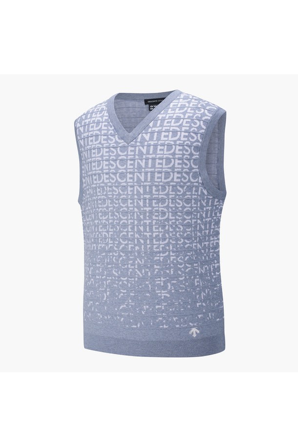 남성용 니트 풀오버 브이넥 베스트(DP11MFKV23)입니다. 데상트 골프 로고와 그라데이션 패턴이 특징이며, 스포티한 스타일을 연출합니다. 가을, 겨울 시즌 골프룩을 위한 최적의 아이템으로, 부드러운 촉감의 레이온, 폴리에스터, 아세테이트, 나일론 혼방 소재로 제작되었습니다. 레귤러 핏의 민소매 디자인으로 활동성을 높였으며, 브이넥 라인이 세련된 느낌을 더합니다. 중간 두께감으로 간절기부터 겨울까지 폭넓게 활용 가능합니다.
