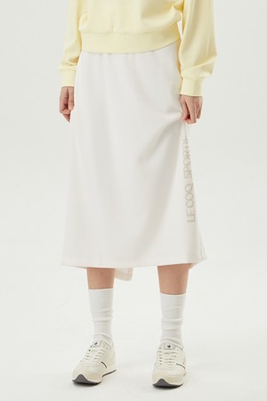 여성 더블텐션 레귤러핏 스커트 베이지(QP122OSK11)