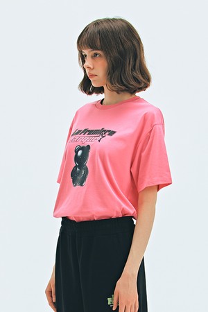 [르꼬끄x어프어프] 그래픽 반팔 핑크(QP123LRS21)