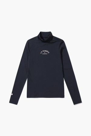 여성 그래픽 포인트 하이넥 이너 티셔츠 (GP122LIL11)