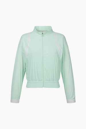 여성 경량 메쉬 하이브리드 바람막이 (DP22WFBL41)